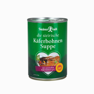 Ku00e4ferbohnen-Suppe von Steirerkraft